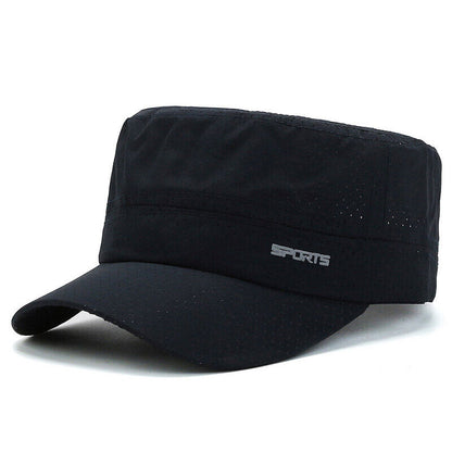 Mens Cap Army Hat Cadet Castro Military Patrol Baseball Autumn Hat Adjustable UK