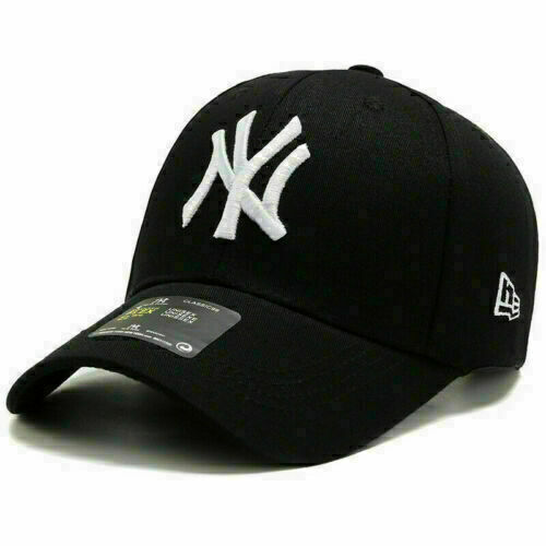 Unisex Baseball Cap Cotton Mens Womens Snapback Sport NY NEW Sun Hat UK