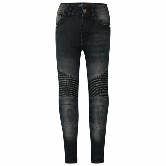 Kids Boys Stretchy Jeans Designer Ripped Skinny Denim Pants Trousers 5-13 Years