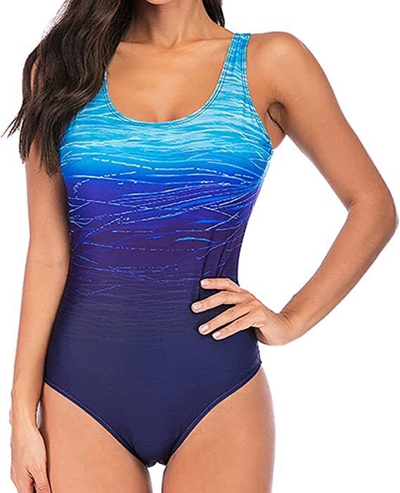 Plus Size Womens Ladies Tummy Control Monokini Bikini Swimming Costume Swimsuit