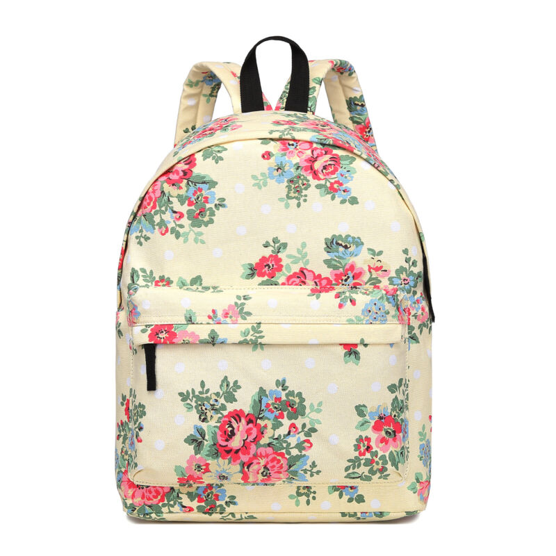 GIRLS BOYS RETRO BACKPACK SCHOOL RUCKSACK LAPTOP/TRAVEL/WORK BAG