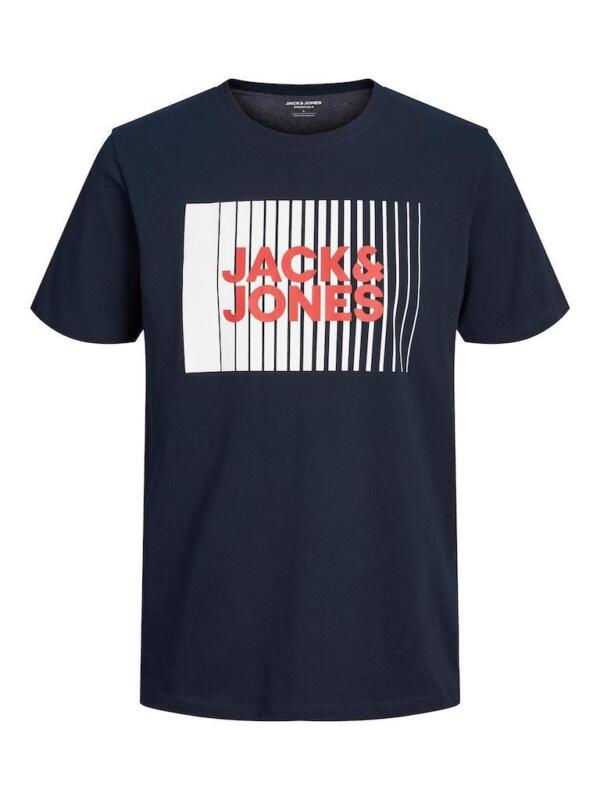 Mens Jack & Jones Designer Crew Neck T-shirts Short Sleeve Casual Tee Top