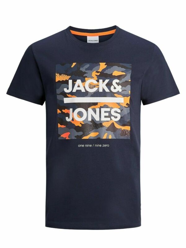 Mens Jack & Jones Designer Crew Neck T-shirts Short Sleeve Casual Tee Top