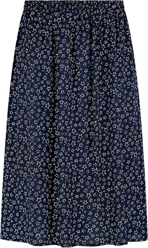 Women ladies Summer Floral Print Skirt Elasticated Waist Size 10-24 length 27"