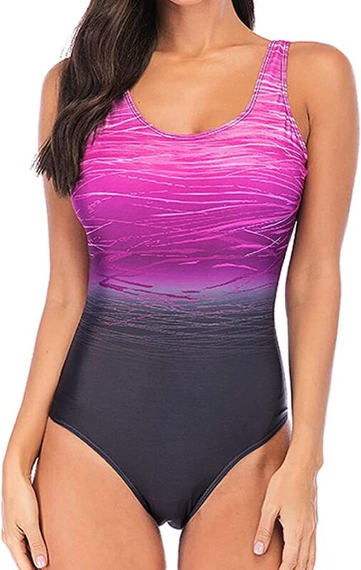 Plus Size Womens Ladies Tummy Control Monokini Bikini Swimming Costume Swimsuit