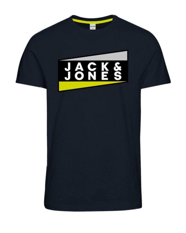 Mens Jack & Jones Designer Crew Neck T-shirts Short Sleeve Casual Tee Top