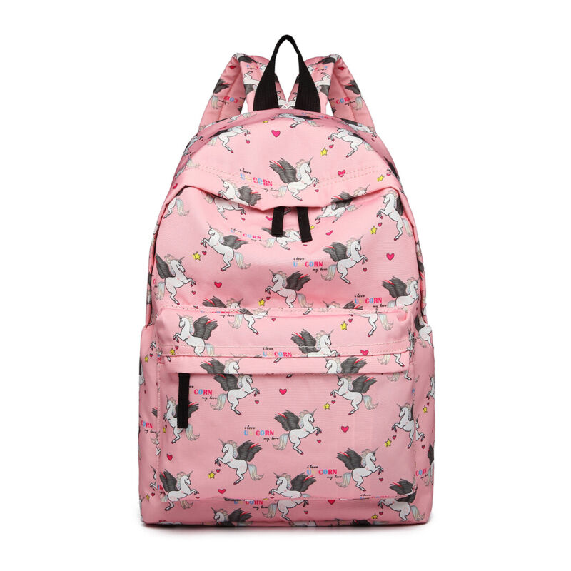 GIRLS BOYS RETRO BACKPACK SCHOOL RUCKSACK LAPTOP/TRAVEL/WORK BAG