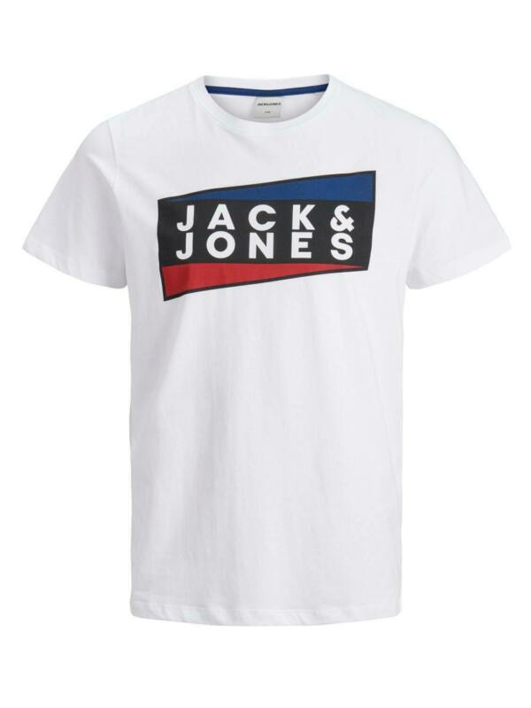 Mens Jack & Jones Designer Crew Neck T-shirts Short Sleeve Casual Tee Top