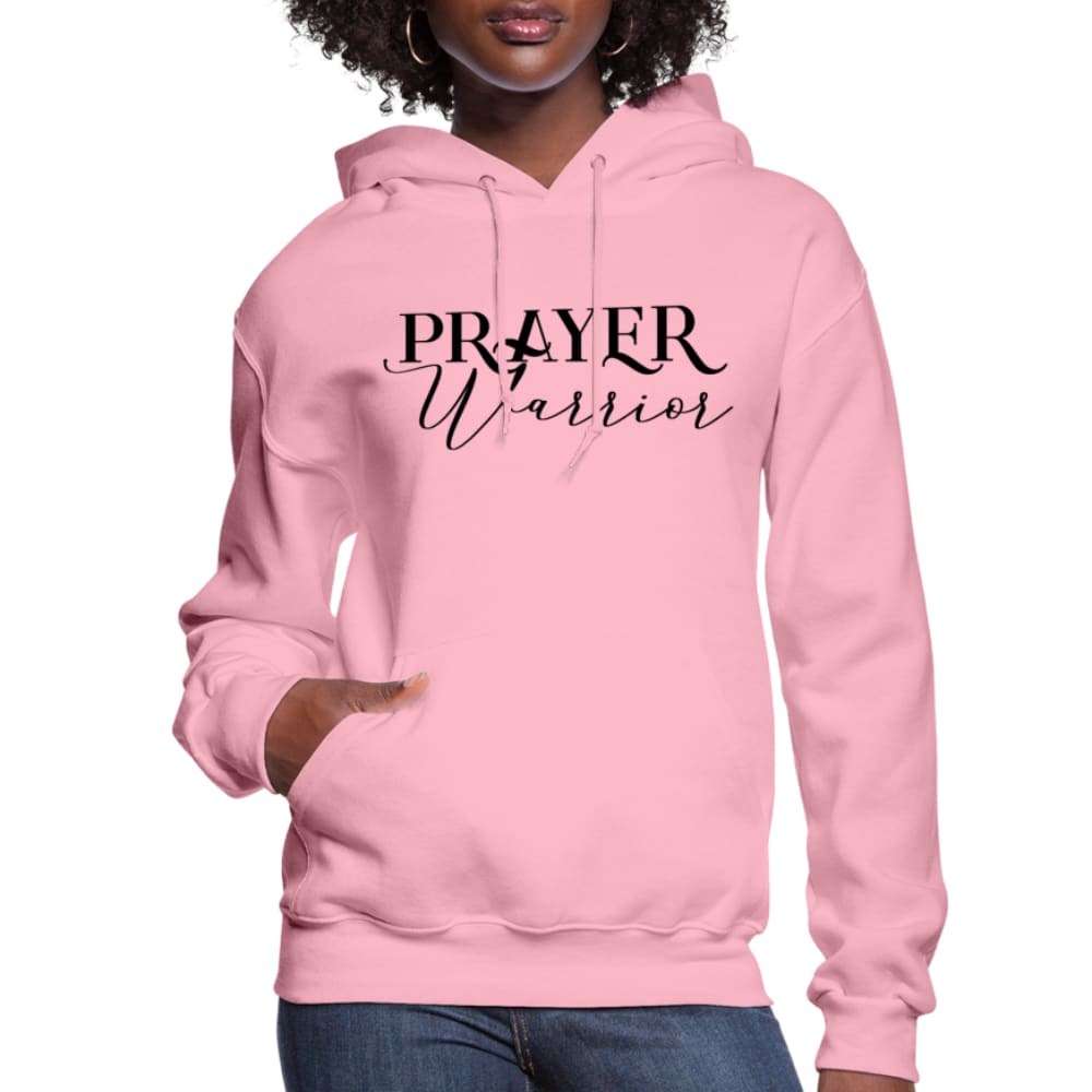 Womens Hoodie, Prayer Warrior Graphic - S390025-15