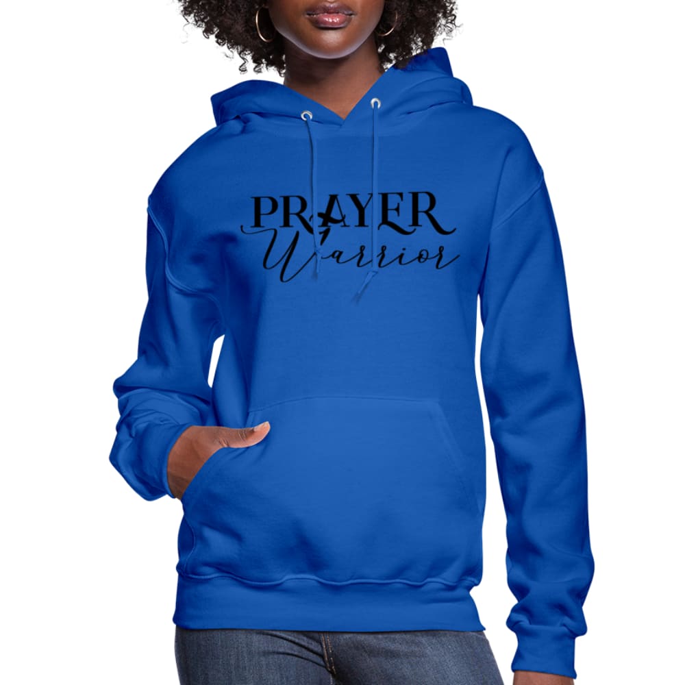 Womens Hoodie, Prayer Warrior Graphic - S390025-35